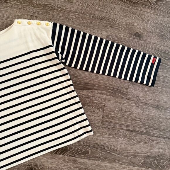 Rag & Bone Bardot Stripe Long Sleeve Tee - Picture 4 of 9